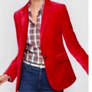 TALBOTS RED BLAZER